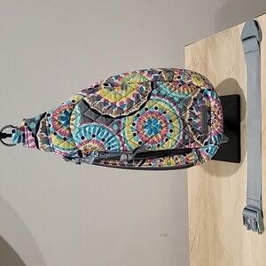 Woman's Vera Bradley Mini Sling Backpack In Sunny Medallion